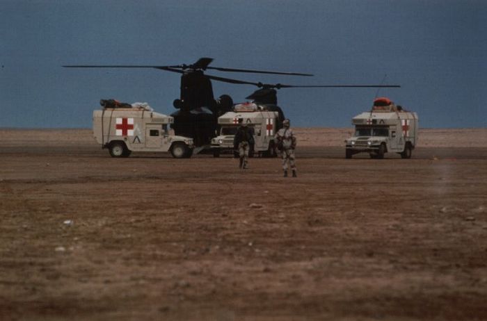 Boeing CH-47D Chinook - Medical Evacuation (MEDEVAC) Mission.