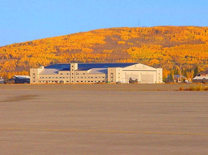 Historic Hangar 1, Fort Wainwright, Alaska - 19 September 2001.