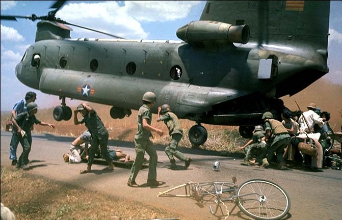 65-08025 conducting an unknown mission in South Vietnam during the War in Vietnam.