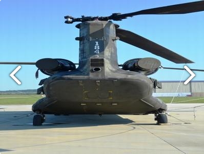 CH-47D Chinook helicopter 90-00184 sitting at Madison Executive Airport (KMDQ), Meridianville, Alabama, during the auction process as it went up for sale to the highest bidder on the commercial market.