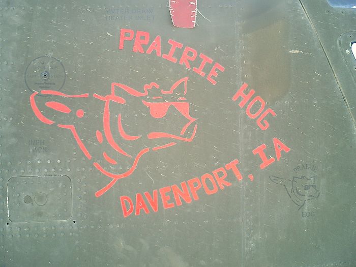The nose art of 91-00259 in the Iraqi desert during Operation Iraqi Freedom.