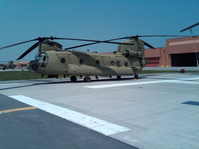 26 May 2010: CH-47F Chinook helicopter 07-08040 on loan from Fort Campbell, Kentucky, to Fort Drum, New York for aircrew training.