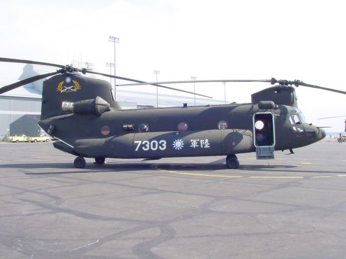Boeing's CH-47SD in Taiwan.