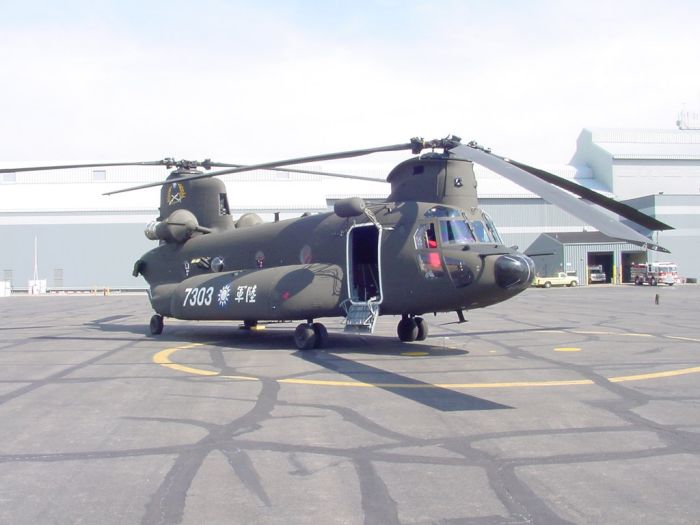 Boeing's CH-47SD in Taiwan.