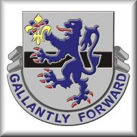 Distinctive unit insignia of 3rd Squadron, 71st Calvary Regiment.