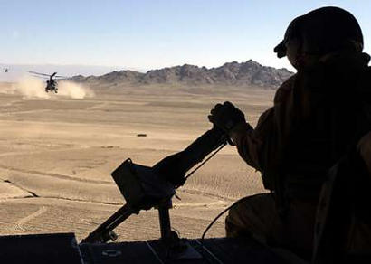 CH-47D Chinook helicopters operating near Spin Boldak, Afghanistan.