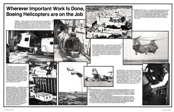 Boeing Transitions Newsletter - Winter 1986, Page 6.