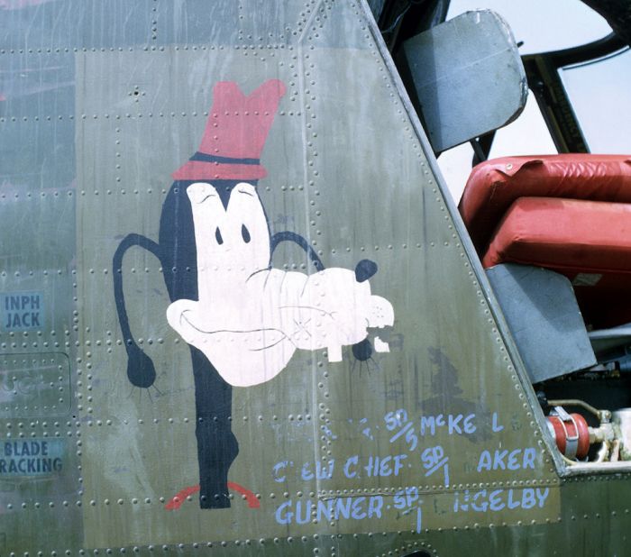 Nose Art from the 132nd Assault Support Helicopter Company (ASHC) - "Hercules", from their days in the Republic of Vietnam.