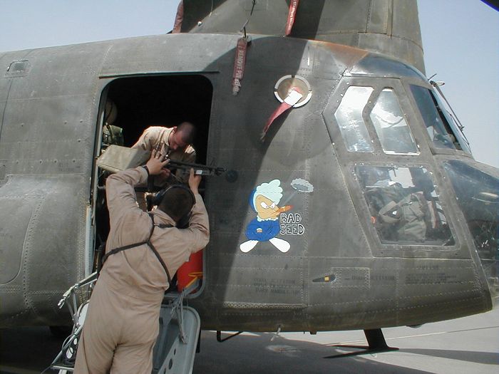 Nose art from 87-00072, a "Big Windy" helicopter in Iraq.
