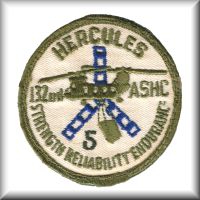A patch from the 132nd Assault Support Helicopter Company (ASHC) - "Hercules", from their days in the Republic of Vietnam.