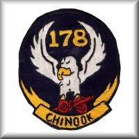 A patch from the 178th Assault Support Helicopter Company (ASHC) - "Box Cars", from their days in the Republic of Vietnam.