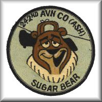242nd Assault Support Helicopter Company unit patch, circa 1977.