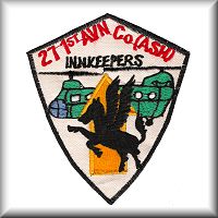 A patch from the 271st Assault Support Helicopter Company (ASHC) from thier days in the Republic of Vietnam, exact date unknown.