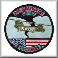 A patch from the 295th Assault Support Helicopter Company (ASHC), date unknown.