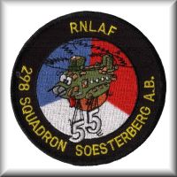A patch from the 298th Squadron, Soesterberg, Netherlands.