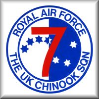 A patch from 7th Squadron, Royal Air Force, UK, location and date unknown.