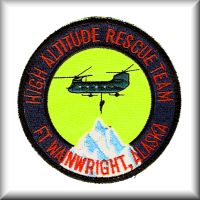 A patch from the High Altitude Rescue Team (HART), B Company - "Sugar Bears", 4th Battlaion, 123rd Aviation Regiment, Fort Wainwright, Alaska, circa 2003.