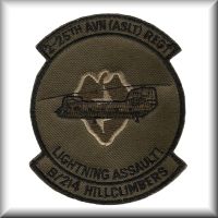 A patch from B Company, 214th Aviation Regiment, located in Hawaii, date unknown.
