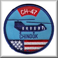 A generic patch representing the Chinook helicopter, date unknown.