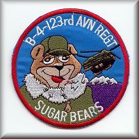 B Company - "Sugar Bears North" unit patch.