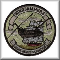 A patch from B Company - "Windjammers", 1st Battalion, 223rd Aviation Regiment, Fort Rucker, Alabama, circa 2005.