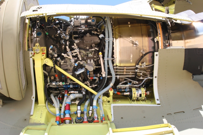 The Number One Engine installed on CH-47F Chinook helicopter 07-08736.
