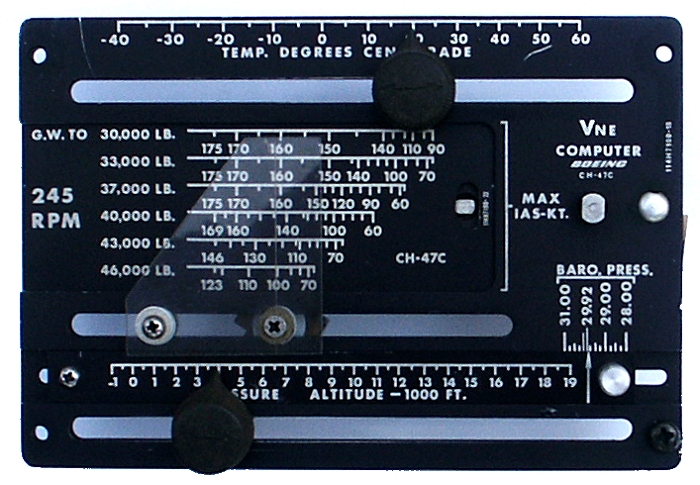The front side of the VNE computer once installed in the CH-47 Chinook helicopter.
